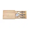 Creative Gifts International Rectangular Cheeseboard With Concealed Tools In Natural