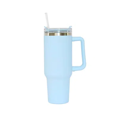Creative Gifts International Stainless Steel Tumbler In Light Blue