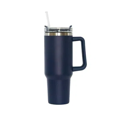 Creative Gifts International Stainless Steel Tumbler In Navy In Blue