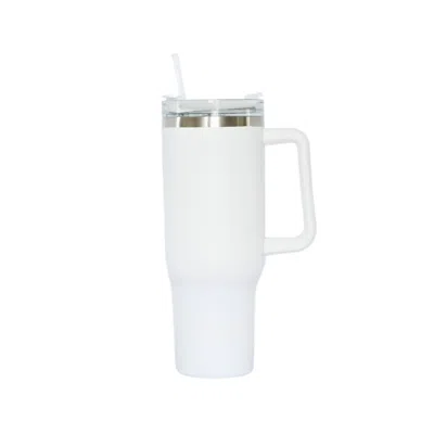 Creative Gifts International Stainless Steel Tumbler In White