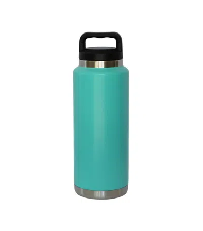 Creative Gifts International Stainless Steel Twist-off Cap Water Bottle In Aqua In Blue