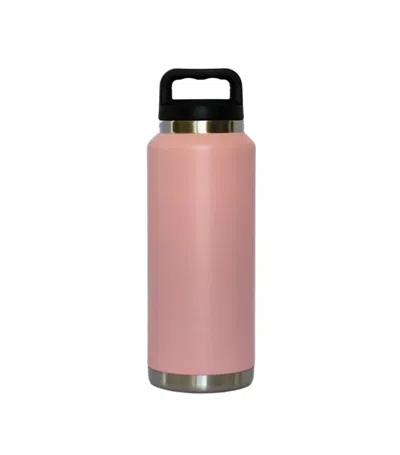 Creative Gifts International Stainless Steel Twist-off Cap Water Bottle In Pink