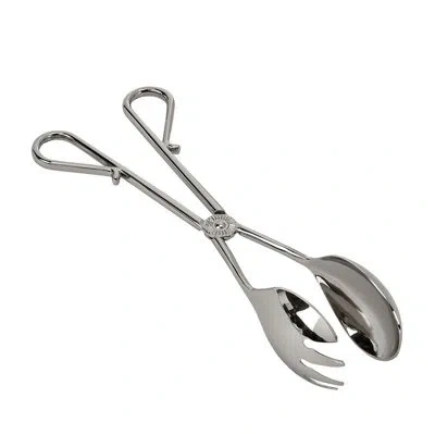 Creative Gifts International Vineyard Kitchen Tong In Silver