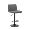 Creative Images (35''~43.6'')h Adjustable Height Fabric Stool With Metal Leg, Set Of 2
