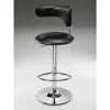 Creative Images Bar Stool, Adj High; Black