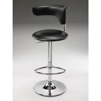 Creative Images Bar Stool, Adj High; Black