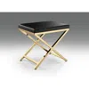 Creative Images Chair With Gold Base In Gold