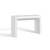 Creative Images Console Table, Mdf Lacquered, White