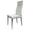 Creative Images Dining Chair With Brushed Stainless Steel, Set Of 4