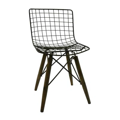 Creative Images Industrial Metal Side Chair, Set Of 2