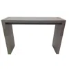 CREATIVE IMAGES MDF LACQUERED BAR TABLE, 60"X18"X40", GRAY