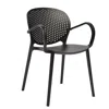 Creative Images Midcentury Polypropylene Arm Chair, Set Of 4