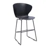 Creative Images Midcentury Polypropylene Counter Stool With Metal Legs, Set Of 2