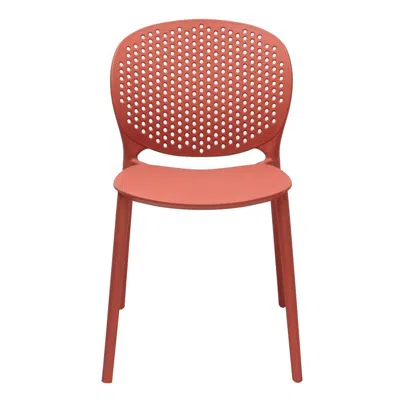 Creative Images Midcentury Polypropylene Side Chair, Set Of 4