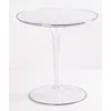 Creative Images Pc Side Table,19"rdx20"h,clear