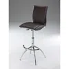 Creative Images Pu Seat, Chrome Base Stool, Set Of 2