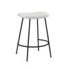 Creative Images Teddy Fabric 25.5''h Stool With Metal Leg, Set Of 2