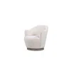 Creative Images Upholstered Fabric Club Chair With Swivel