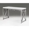 Creative Images White Top Desk With Chrome Base