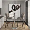 Creative Images White Wood Bar Table