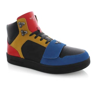 Creative Recreation Men's Cesario Lux Sneakers In Black/red/gold In Multi
