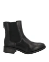 Creative Woman Ankle Boots Black Size 10 Leather In Black