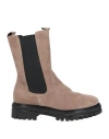 Creative Woman Ankle Boots Khaki Size 11 Leather In Beige