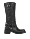 Creative Woman Boot Black Size 10 Leather In Black