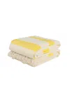 Creative Women 3 Panel Dotted Cotton Blanket In Multi
