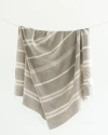 Creative Women Aden Cotton Bath Towel In Gray