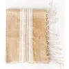 Creative Women Aden Cotton Hand Towel In Brown