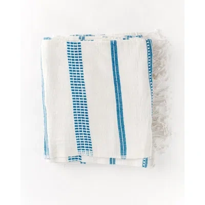 Creative Women Aden Cotton Tablecloth In Blue