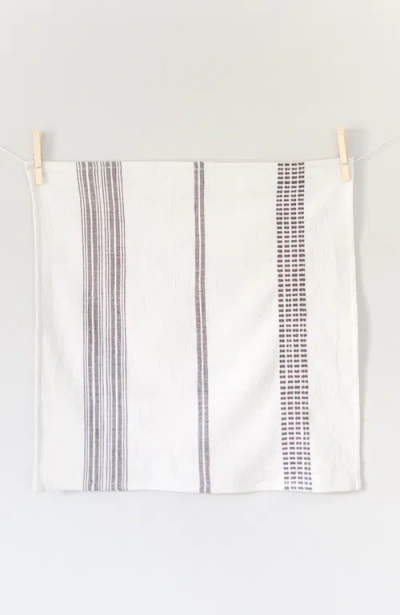 Creative Women Aden Napkins In Grey Stripe