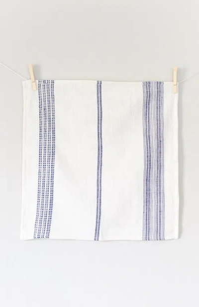 Creative Women Aden Napkins In Navy Stripe