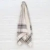 Creative Women Cabin Hatch Cotton Throw Blanket In Gray