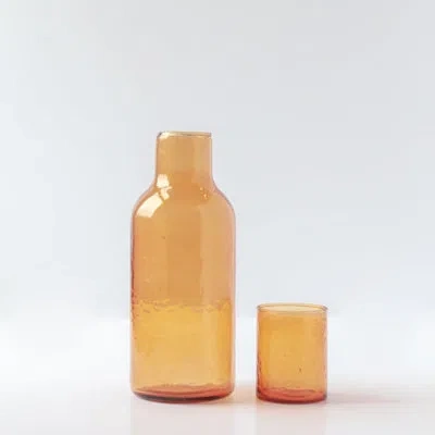 Creative Women Carafe Set In Orange
