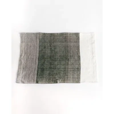 Creative Women Chesapeake Cotton Tea Towel - Set Of 2 In Gray