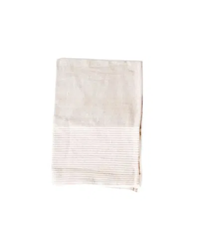Creative Women Chesapeake Cotton Tea Towel, Set Of 2 In Neutral