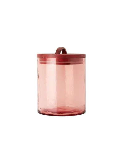 Creative Women Glass Canister In Pink