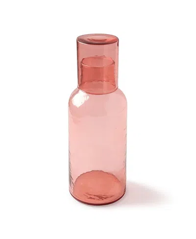 Creative Women Glass Carafe And Cup In Pink