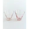 Creative Women Handblown Hammered Dessert Cup In Pink