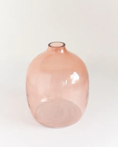 Creative Women Handblown Hammered Glass Hebron Vase