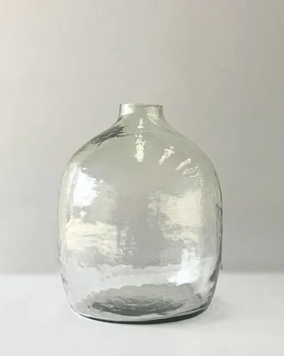Creative Women Handblown Hammered Glass Hebron Vase