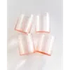 Creative Women Handblown Hammered Glasses In Pink