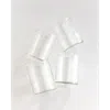 Creative Women Handblown Hammered Glasses In Transparent