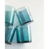 Creative Women Handblown Hammered Glasses In Blue