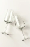 Creative Women Handblown Hammered Wine Glasses In Clear