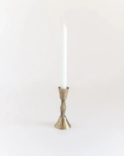 Creative Women Low Diamond Hand-forged Iron Candle Stand