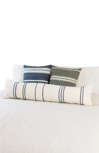 Creative Women Ribbons Lumbar Pillow Cover In Blue