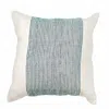 Creative Women Riviera 20" Cotton Throw Pillow In Navy/ White In White